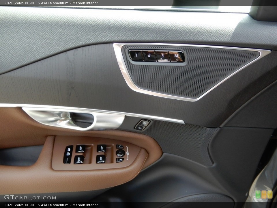 Maroon Interior Door Panel for the 2020 Volvo XC90 T6 AWD Momentum #134727663