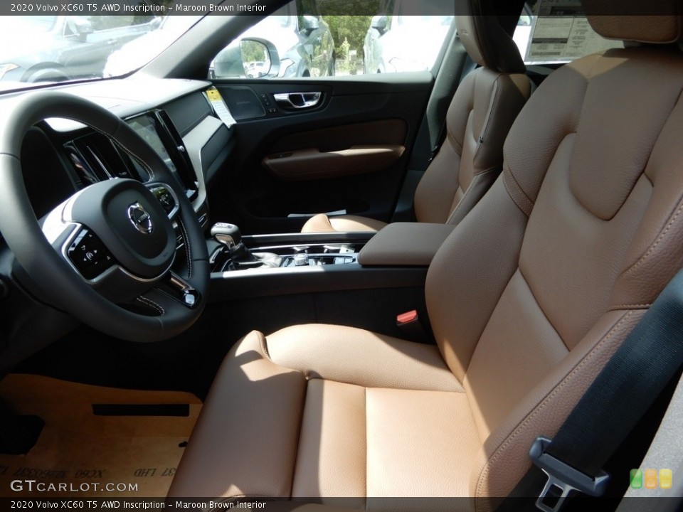Maroon Brown Interior Photo for the 2020 Volvo XC60 T5 AWD Inscription #134728617