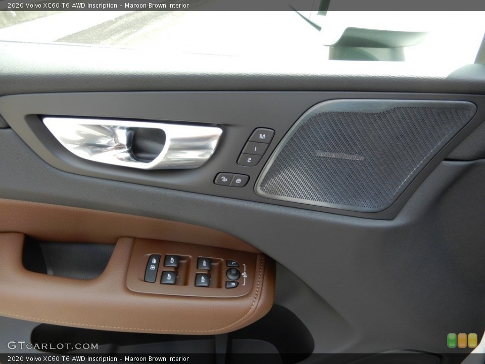 Maroon Brown Interior Door Panel for the 2020 Volvo XC60 T6 AWD Inscription #134729193