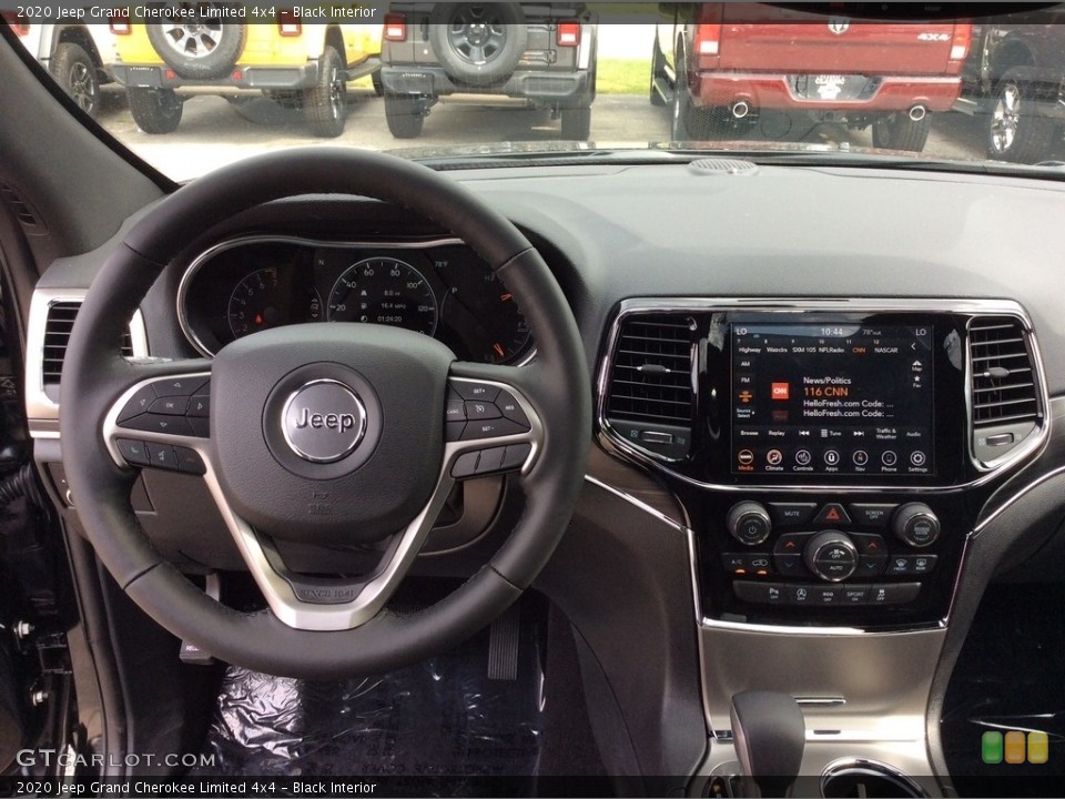 Black Interior Dashboard for the 2020 Jeep Grand Cherokee Limited 4x4 #134729728