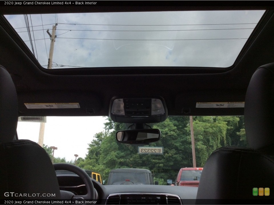 Black Interior Sunroof for the 2020 Jeep Grand Cherokee Limited 4x4 #134730045
