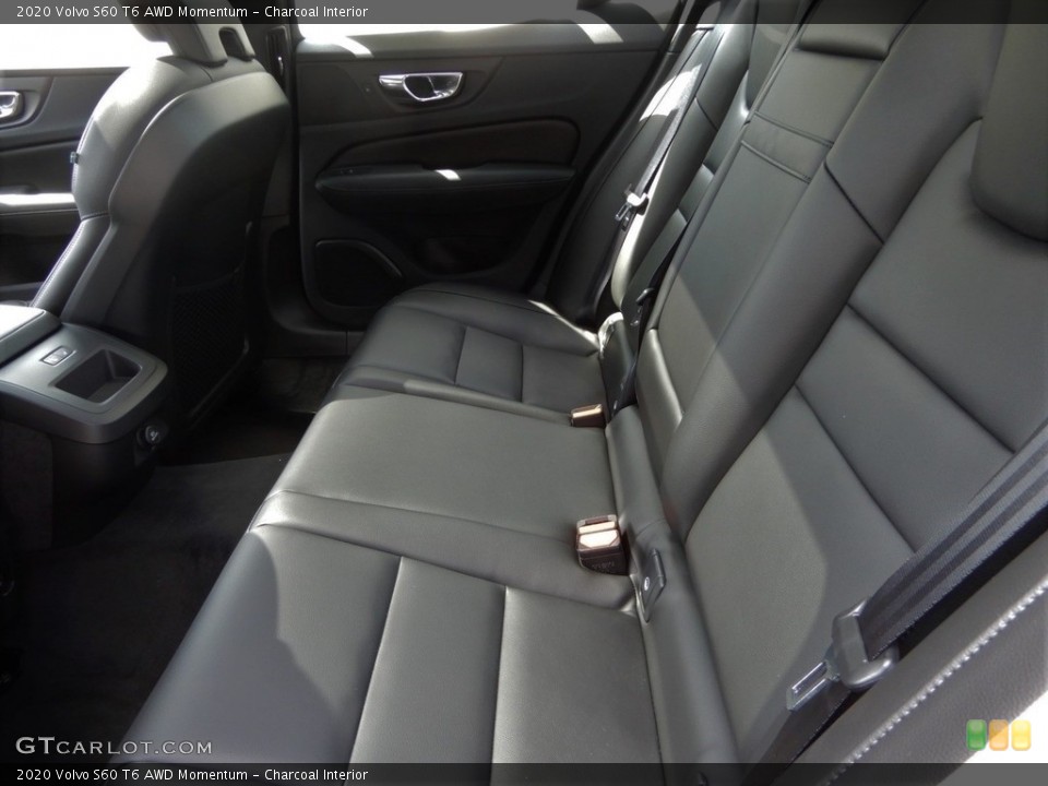 Charcoal Interior Rear Seat for the 2020 Volvo S60 T6 AWD Momentum #134730066