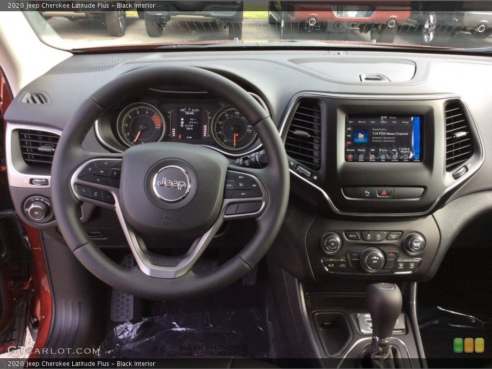Black Interior Dashboard for the 2020 Jeep Cherokee Latitude Plus #134731548