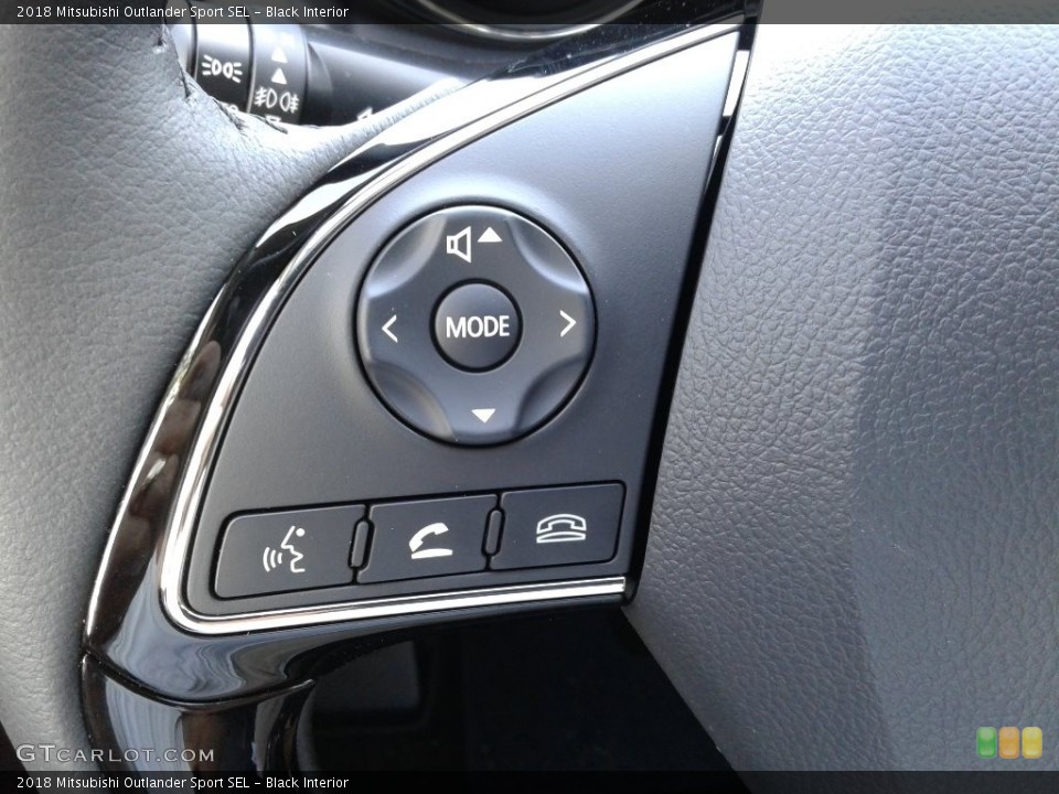 Black Interior Steering Wheel for the 2018 Mitsubishi Outlander Sport SEL #134736330