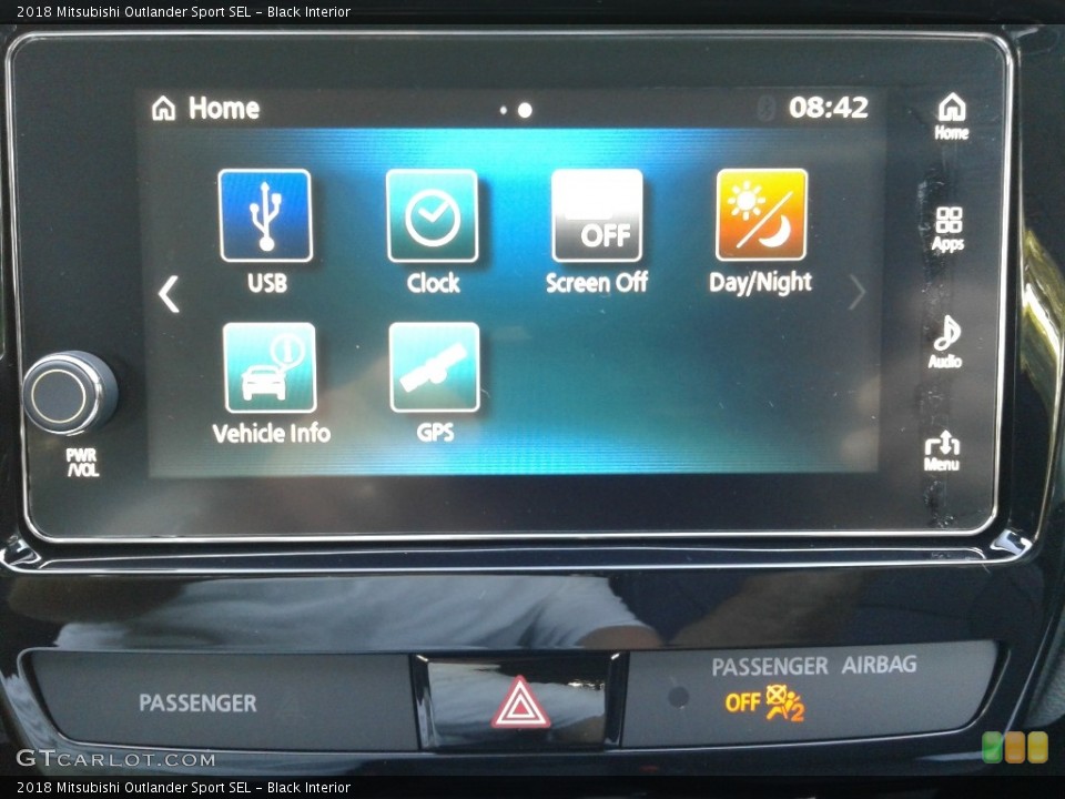 Black Interior Controls for the 2018 Mitsubishi Outlander Sport SEL #134736430