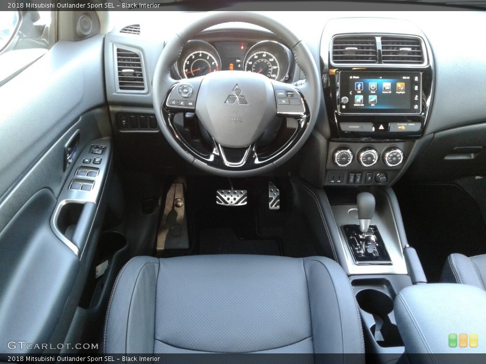 Black Interior Dashboard for the 2018 Mitsubishi Outlander Sport SEL #134736482