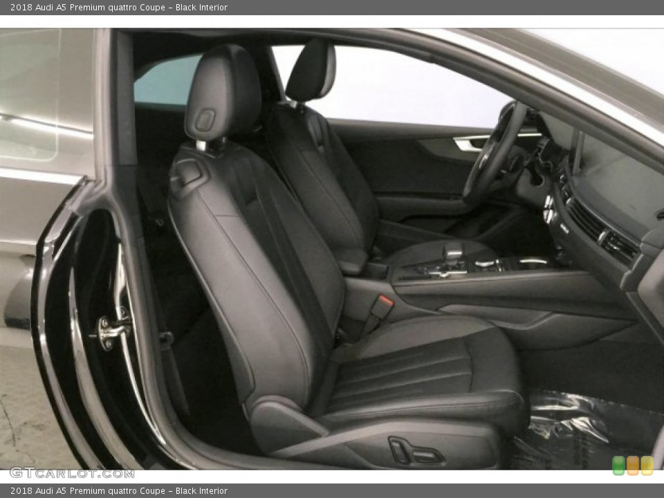 Black Interior Front Seat for the 2018 Audi A5 Premium quattro Coupe #134739381