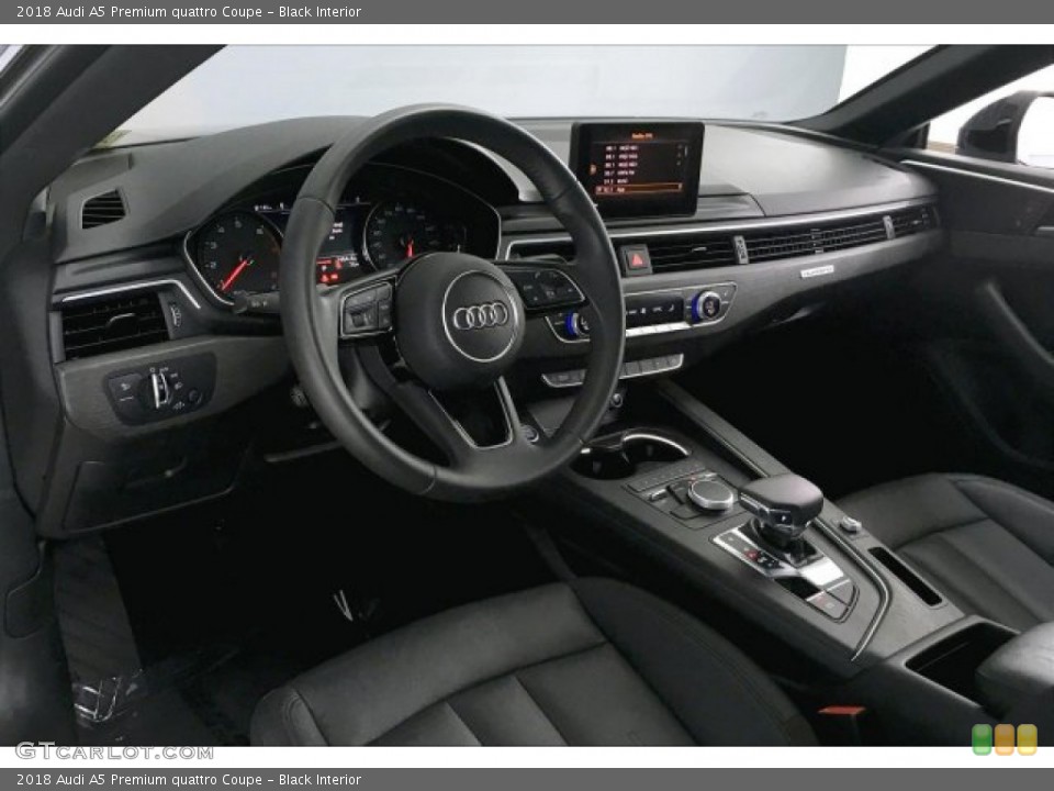 Black Interior Photo for the 2018 Audi A5 Premium quattro Coupe #134739669