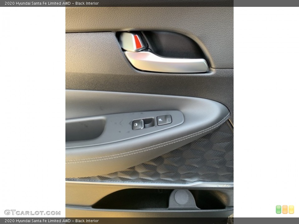 Black Interior Controls for the 2020 Hyundai Santa Fe Limited AWD #134740767
