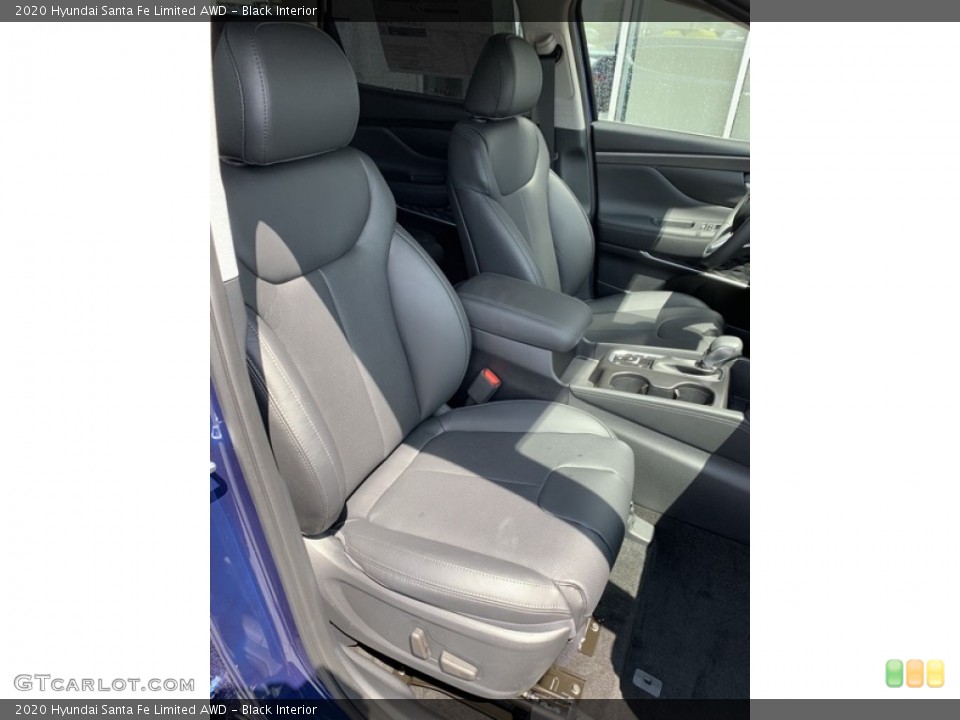 Black Interior Front Seat for the 2020 Hyundai Santa Fe Limited AWD #134740917