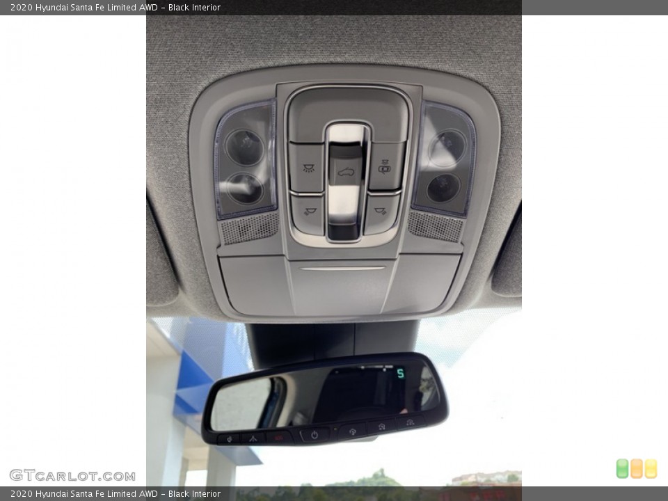 Black Interior Controls for the 2020 Hyundai Santa Fe Limited AWD #134741088