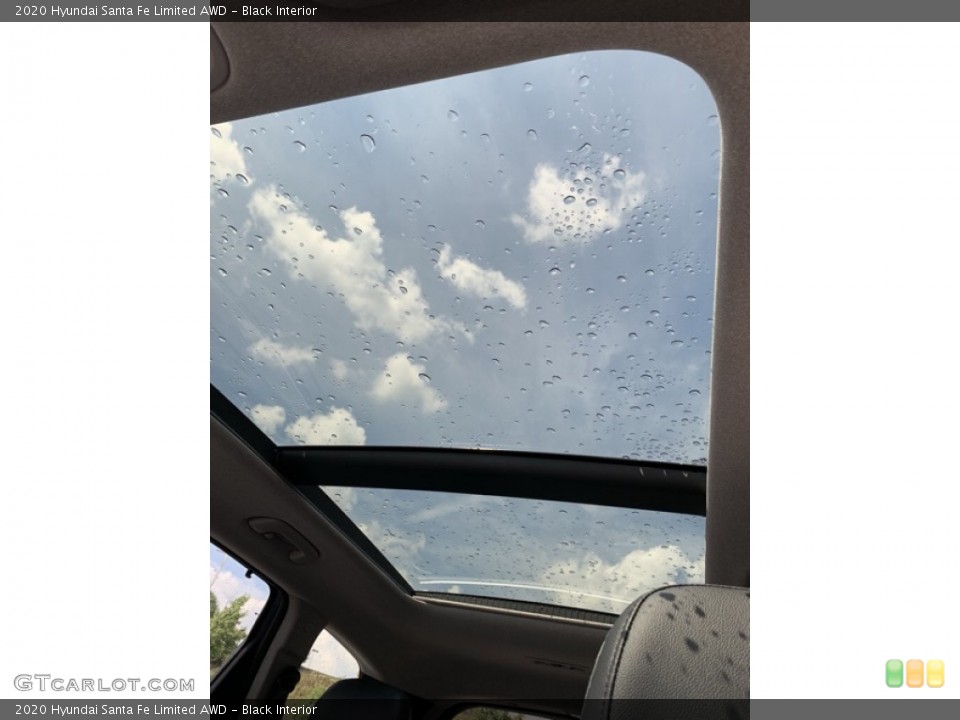 Black Interior Sunroof for the 2020 Hyundai Santa Fe Limited AWD #134741103