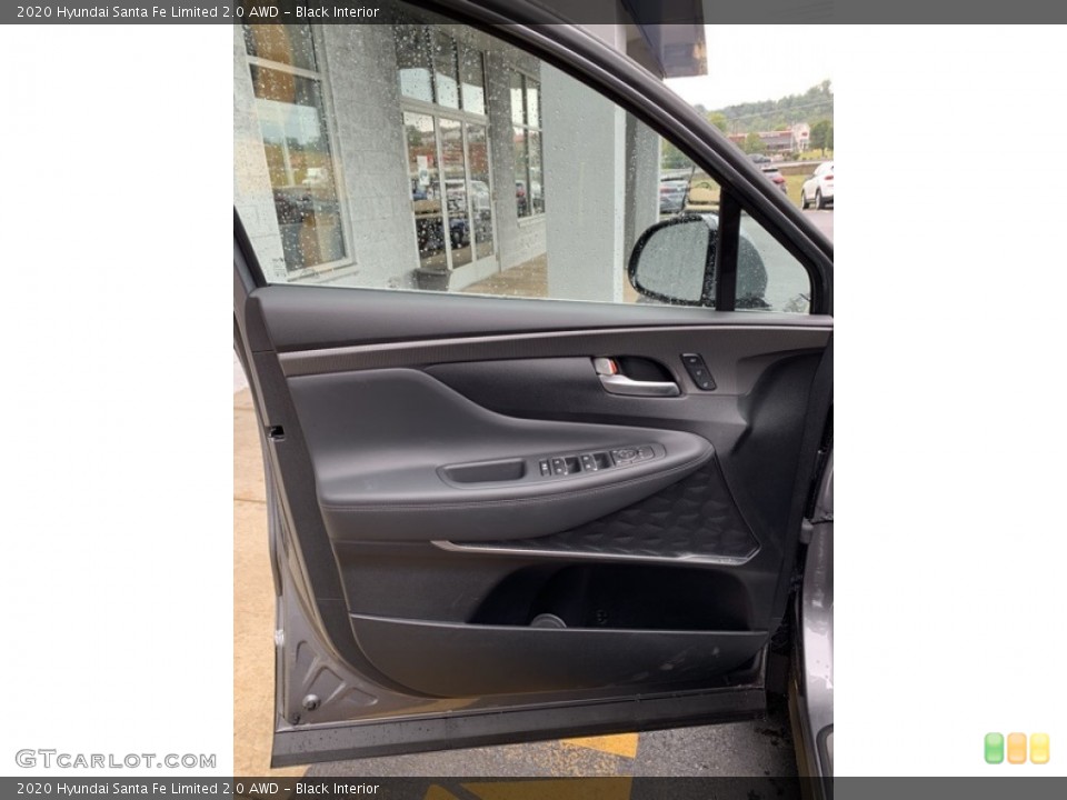 Black Interior Door Panel for the 2020 Hyundai Santa Fe Limited 2.0 AWD #134741547