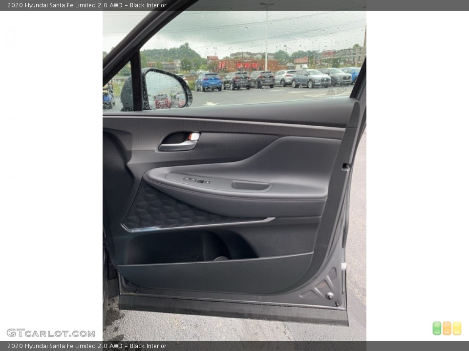 Black Interior Door Panel for the 2020 Hyundai Santa Fe Limited 2.0 AWD #134741673