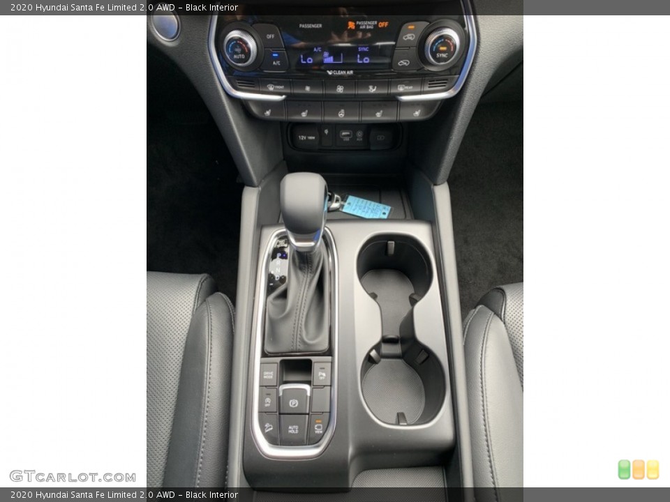 Black Interior Transmission for the 2020 Hyundai Santa Fe Limited 2.0 AWD #134741727
