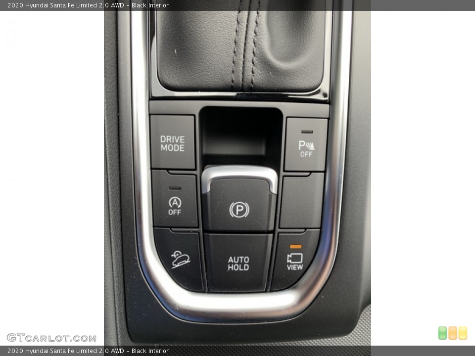 Black Interior Controls for the 2020 Hyundai Santa Fe Limited 2.0 AWD #134741745