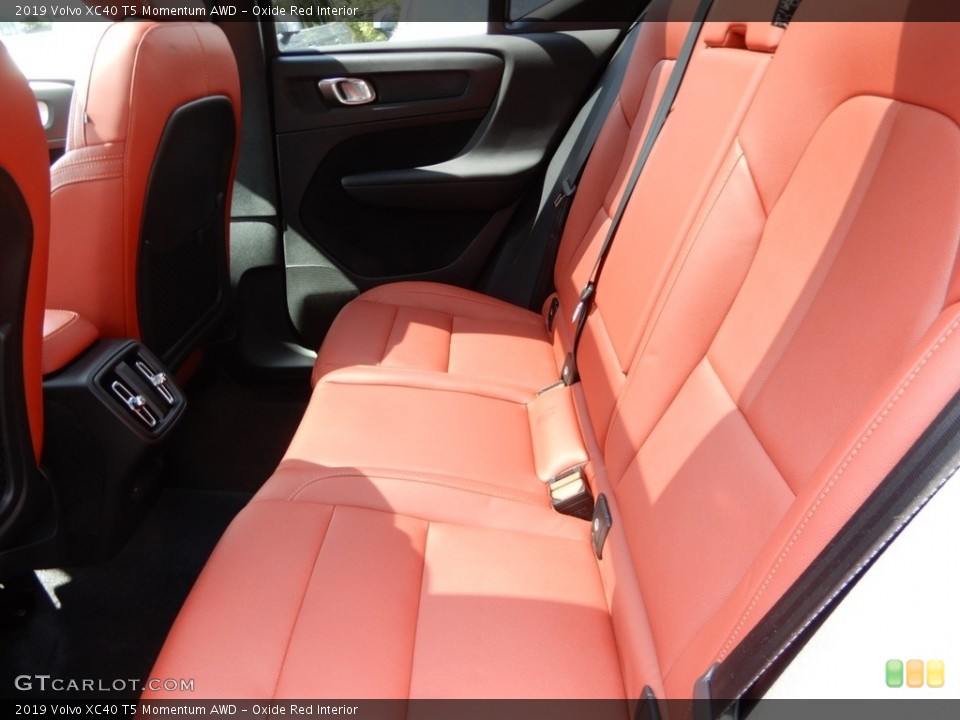 Oxide Red Interior Rear Seat for the 2019 Volvo XC40 T5 Momentum AWD #134742102