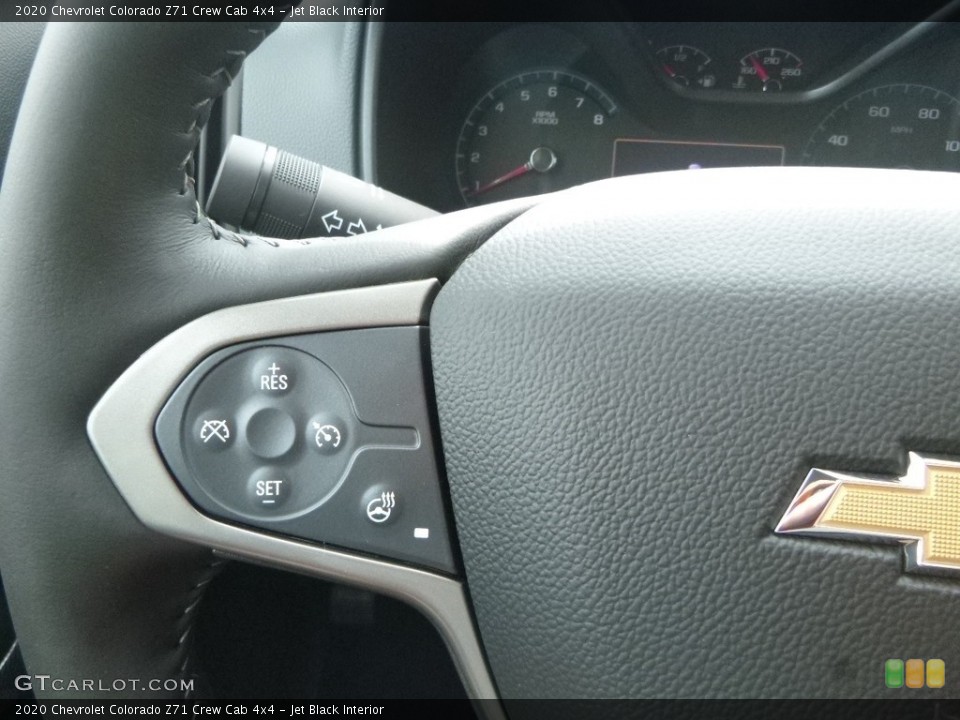 Jet Black Interior Steering Wheel for the 2020 Chevrolet Colorado Z71 Crew Cab 4x4 #134744214