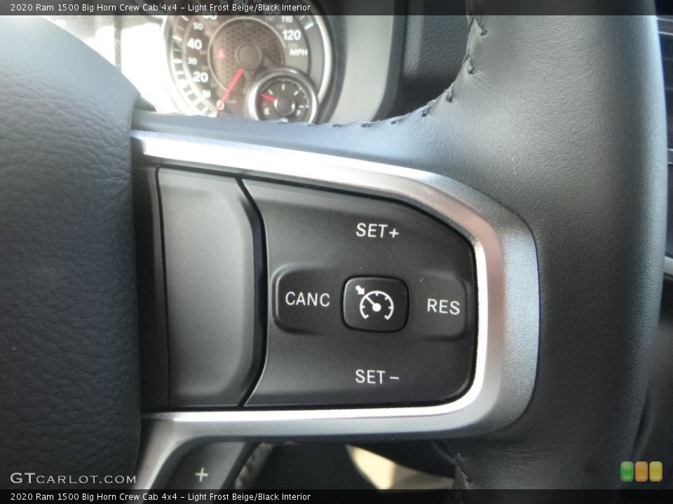 Light Frost Beige/Black Interior Steering Wheel for the 2020 Ram 1500 Big Horn Crew Cab 4x4 #134745447