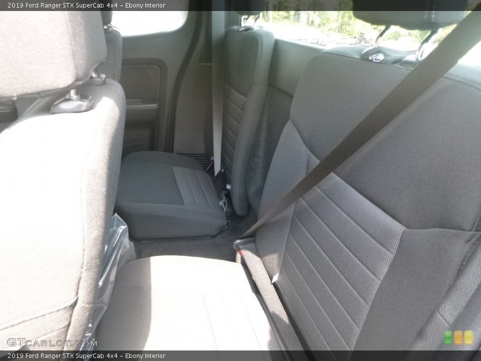 Ebony Interior Rear Seat for the 2019 Ford Ranger STX SuperCab 4x4 #134748174