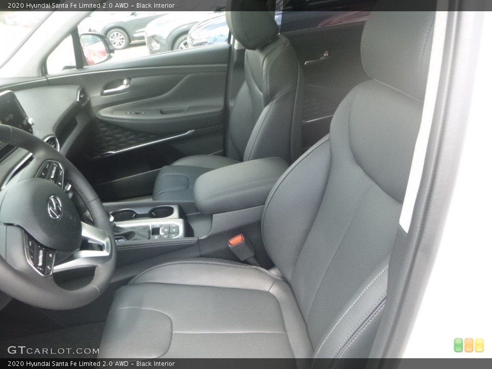 Black Interior Front Seat for the 2020 Hyundai Santa Fe Limited 2.0 AWD #134756340