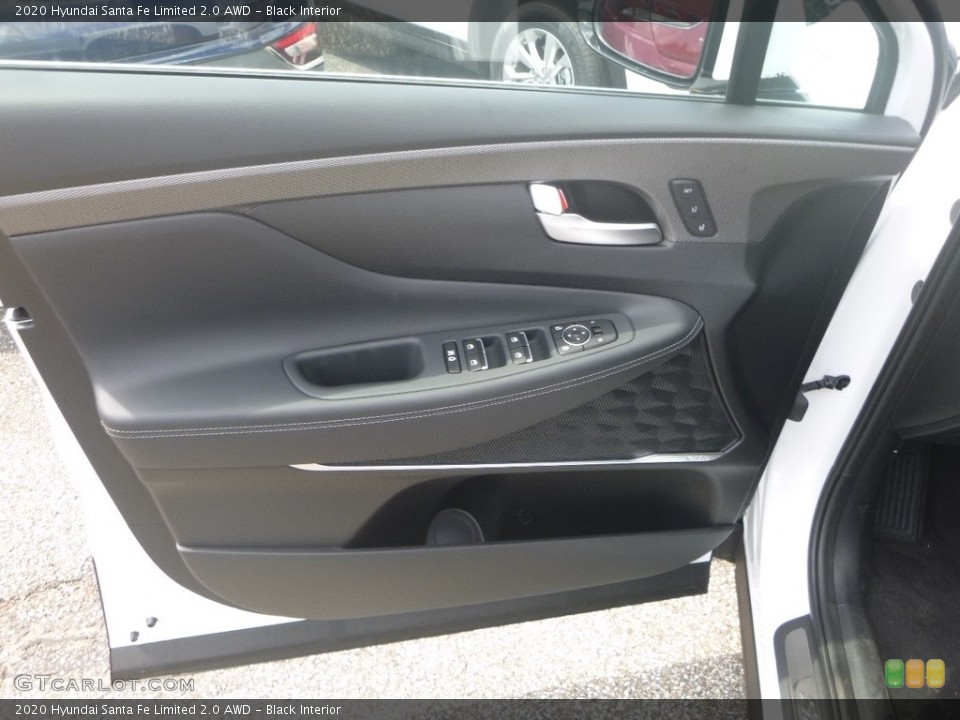 Black Interior Door Panel for the 2020 Hyundai Santa Fe Limited 2.0 AWD #134756409