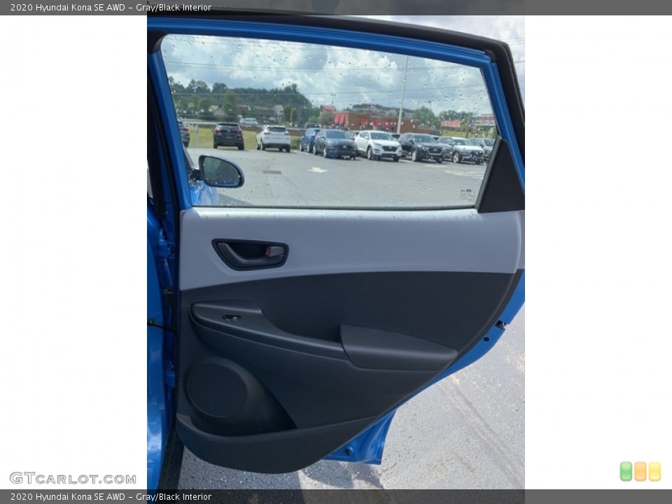 Gray/Black Interior Door Panel for the 2020 Hyundai Kona SE AWD #134757378