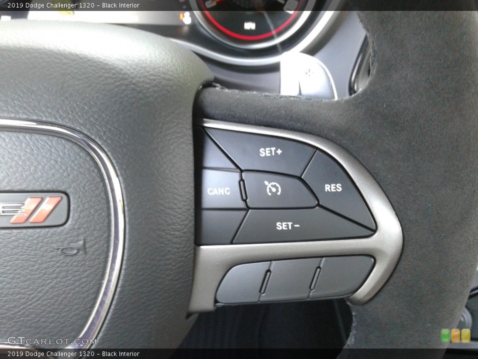 Black Interior Steering Wheel for the 2019 Dodge Challenger 1320 #134759340