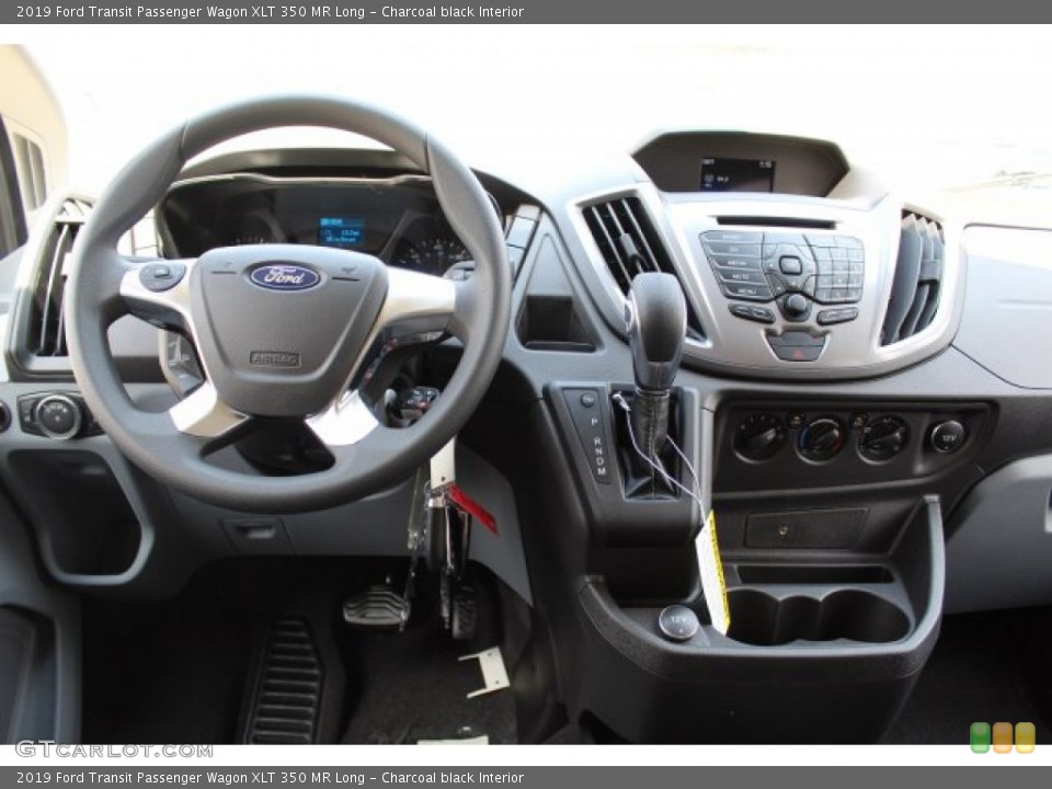 Charcoal black Interior Dashboard for the 2019 Ford Transit Passenger Wagon XLT 350 MR Long #134760267