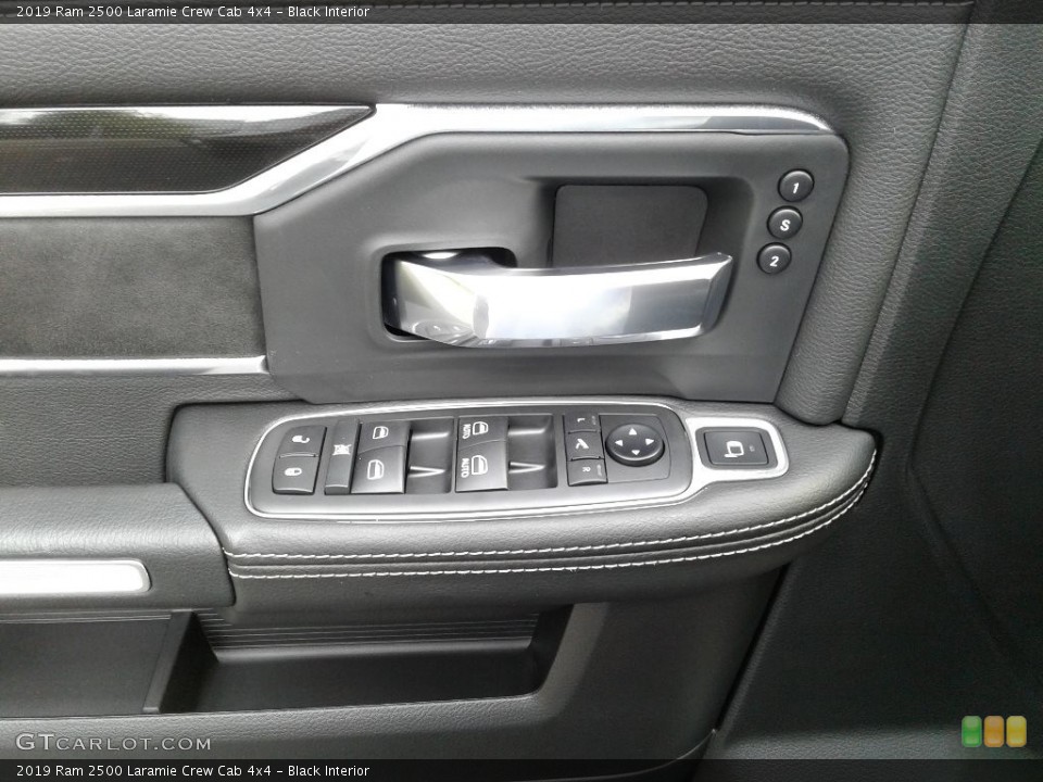 Black Interior Door Panel for the 2019 Ram 2500 Laramie Crew Cab 4x4 #134760789