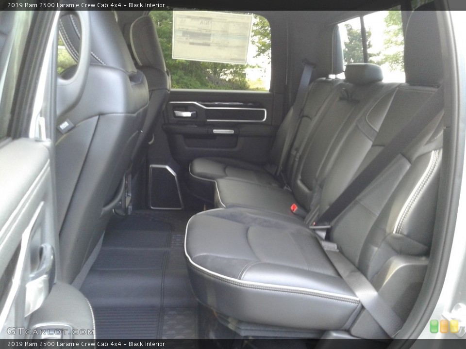 Black Interior Rear Seat for the 2019 Ram 2500 Laramie Crew Cab 4x4 #134760822