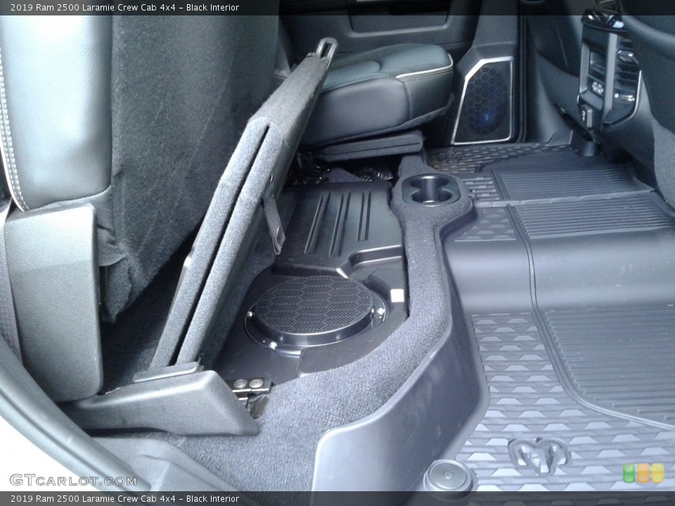 Black Interior Rear Seat for the 2019 Ram 2500 Laramie Crew Cab 4x4 #134760885