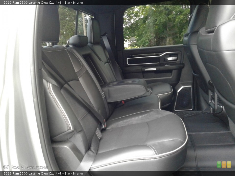 Black Interior Rear Seat for the 2019 Ram 2500 Laramie Crew Cab 4x4 #134760906