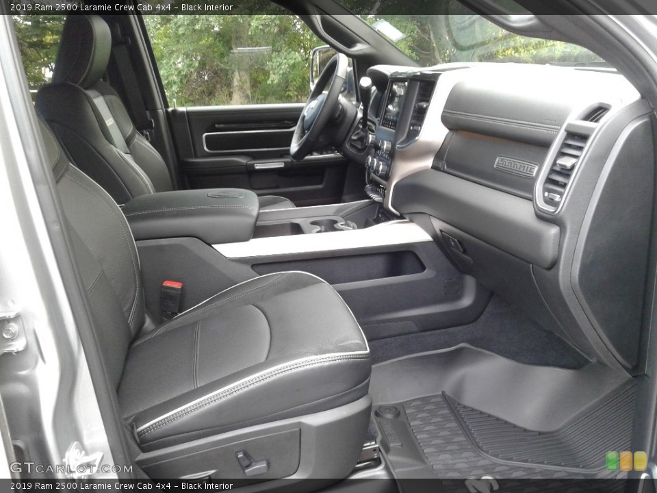 Black Interior Front Seat for the 2019 Ram 2500 Laramie Crew Cab 4x4 #134760927