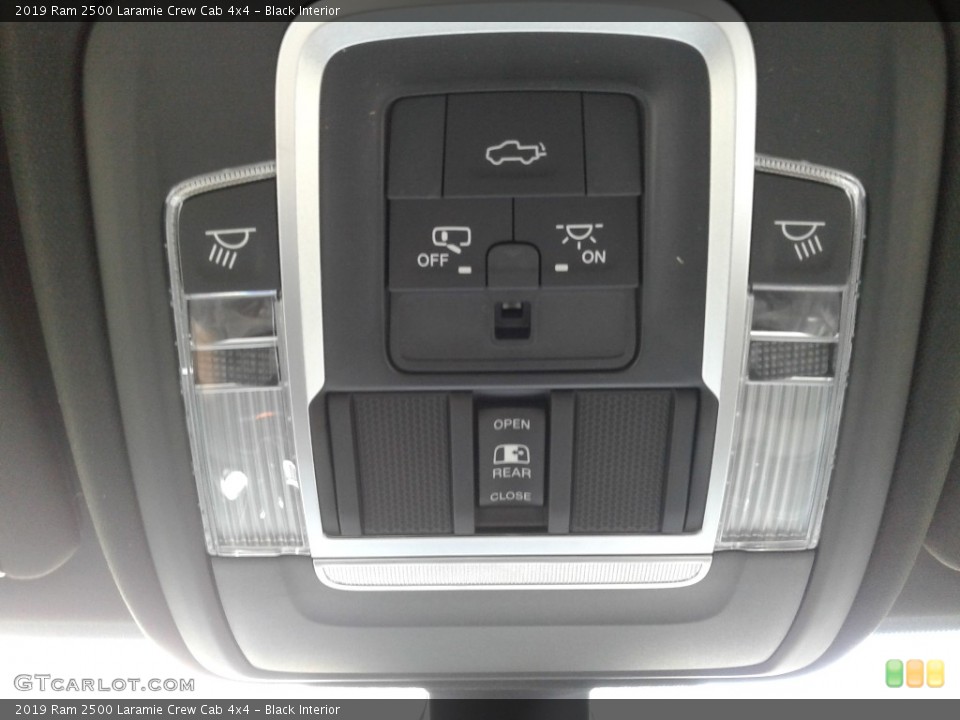 Black Interior Controls for the 2019 Ram 2500 Laramie Crew Cab 4x4 #134761236