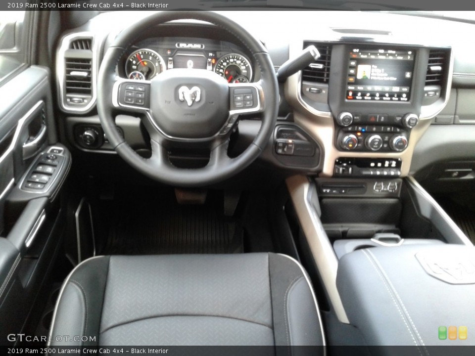 Black Interior Dashboard for the 2019 Ram 2500 Laramie Crew Cab 4x4 #134761260
