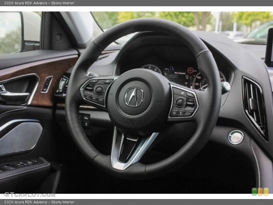 Ebony Interior Steering Wheel for the 2020 Acura RDX Advance #134762358