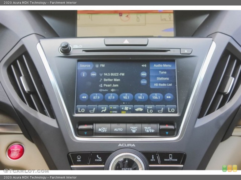Parchment Interior Controls for the 2020 Acura MDX Technology #134764209