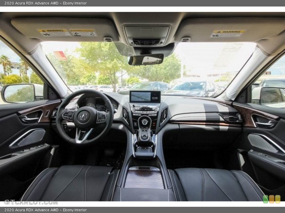 Ebony Interior Photo for the 2020 Acura RDX Advance AWD #134764968