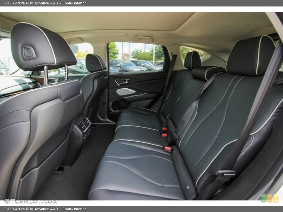 Ebony Interior Rear Seat for the 2020 Acura RDX Advance AWD #134765018