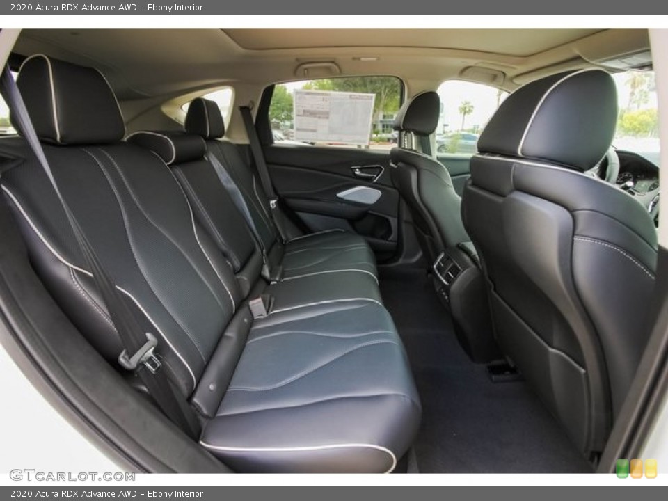 Ebony Interior Rear Seat for the 2020 Acura RDX Advance AWD #134765043