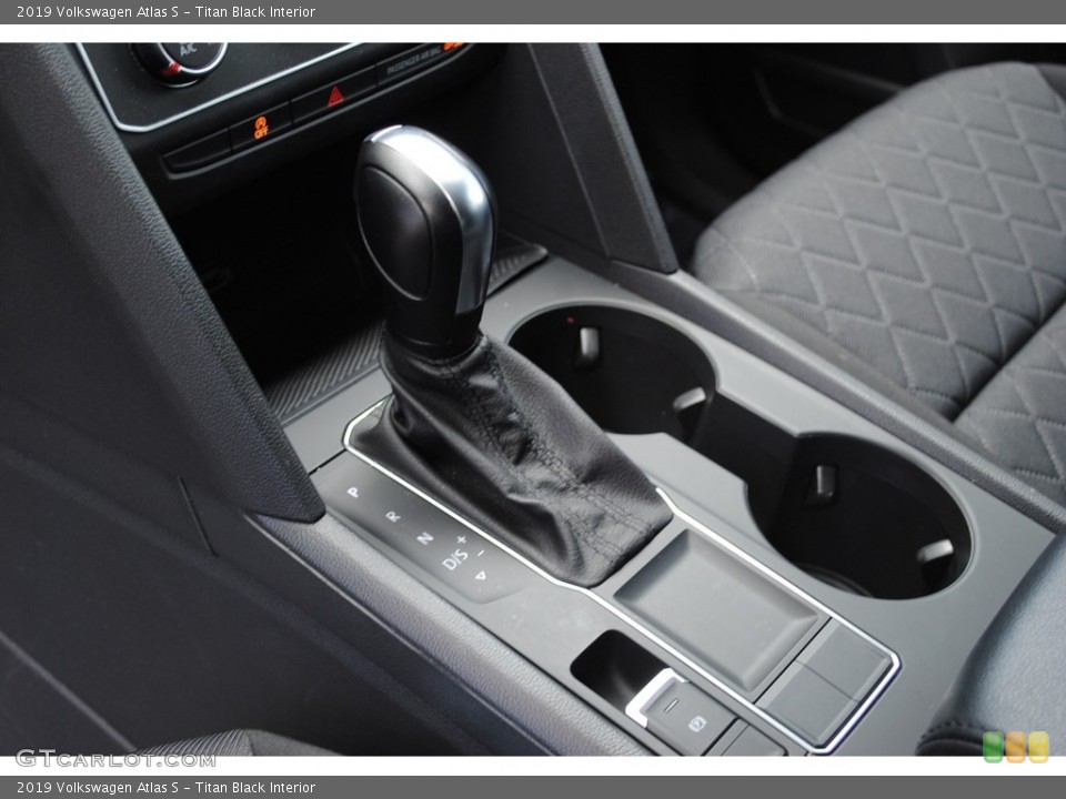 Titan Black Interior Transmission for the 2019 Volkswagen Atlas S #134768793