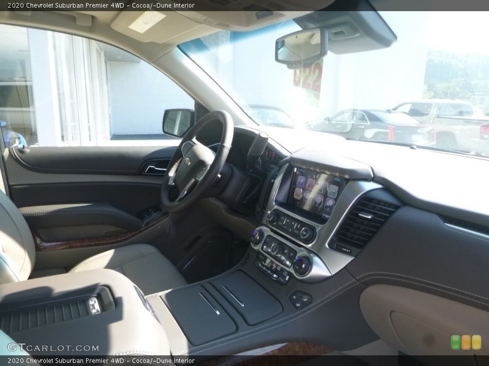 Cocoa/­Dune Interior Dashboard for the 2020 Chevrolet Suburban Premier 4WD #134770854