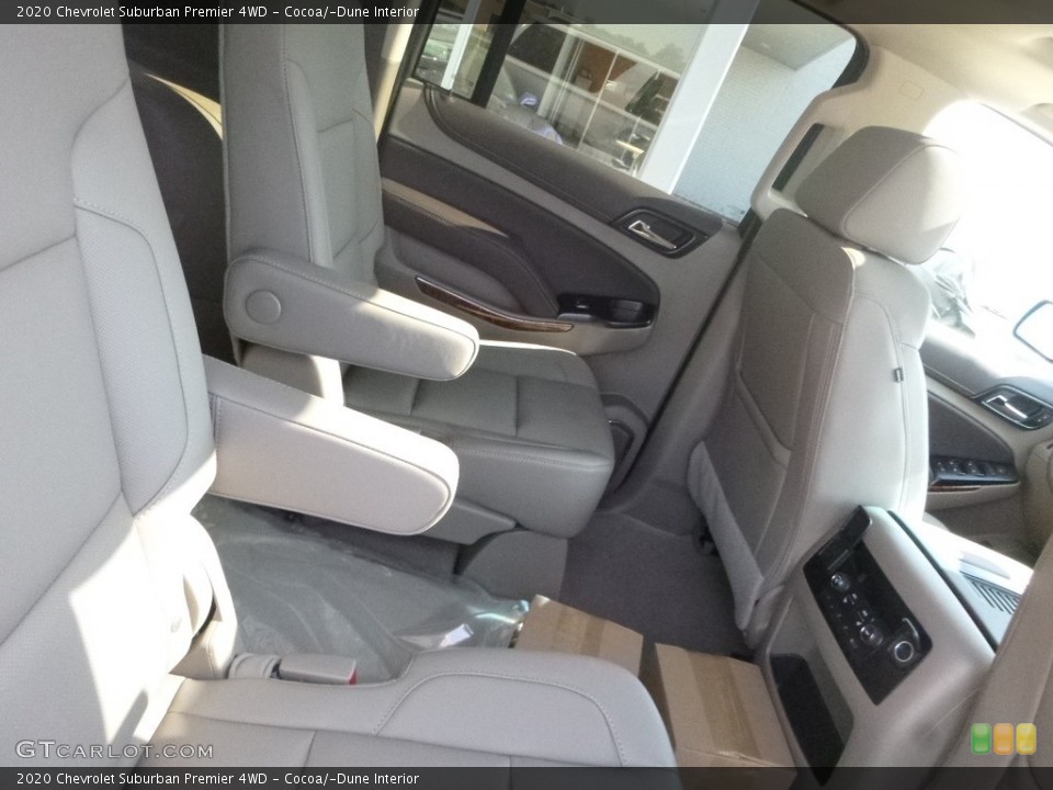 Cocoa/­Dune Interior Rear Seat for the 2020 Chevrolet Suburban Premier 4WD #134770899