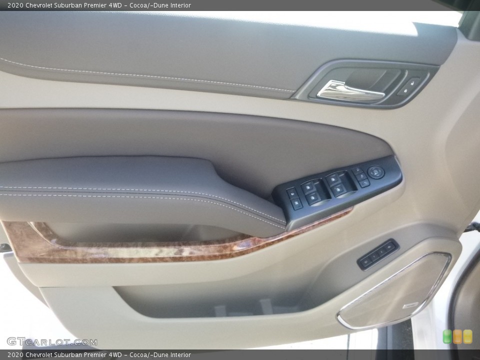 Cocoa/­Dune Interior Door Panel for the 2020 Chevrolet Suburban Premier 4WD #134770947