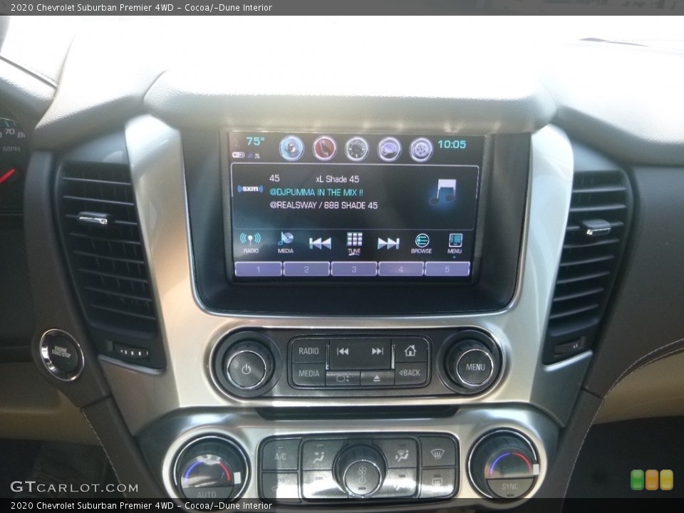 Cocoa/­Dune Interior Controls for the 2020 Chevrolet Suburban Premier 4WD #134771049