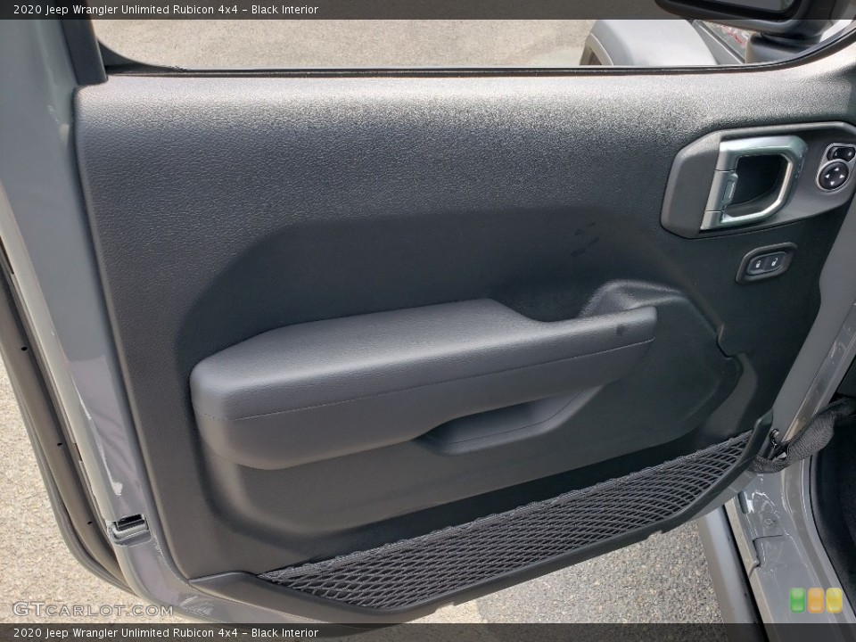Black Interior Door Panel for the 2020 Jeep Wrangler Unlimited Rubicon 4x4 #134774496