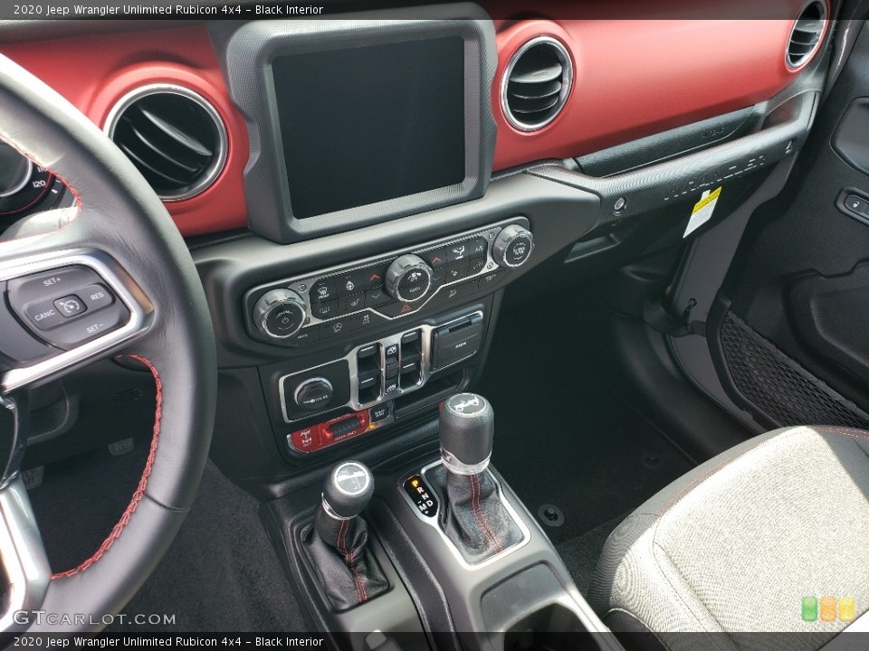 Black Interior Controls for the 2020 Jeep Wrangler Unlimited Rubicon 4x4 #134774568
