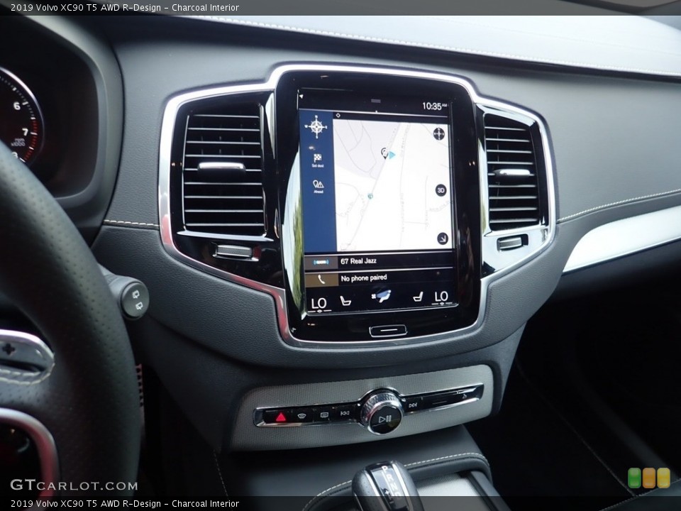 Charcoal Interior Controls for the 2019 Volvo XC90 T5 AWD R-Design #134775969