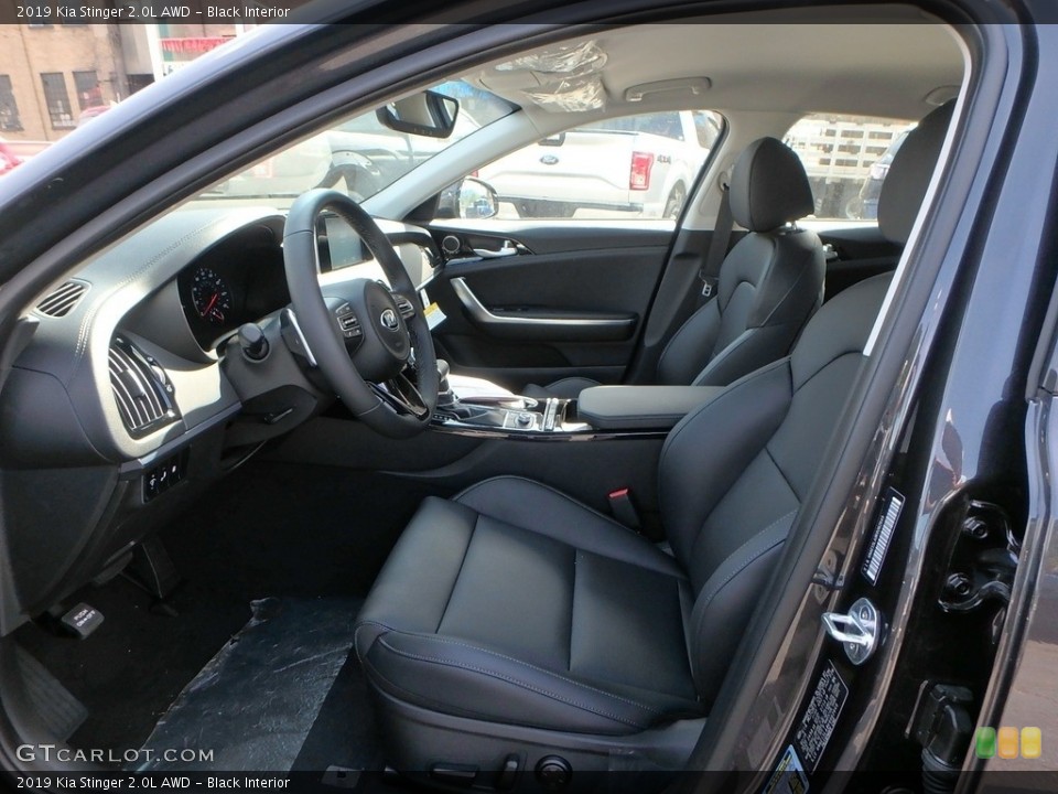 Black Interior Front Seat for the 2019 Kia Stinger 2.0L AWD #134777925